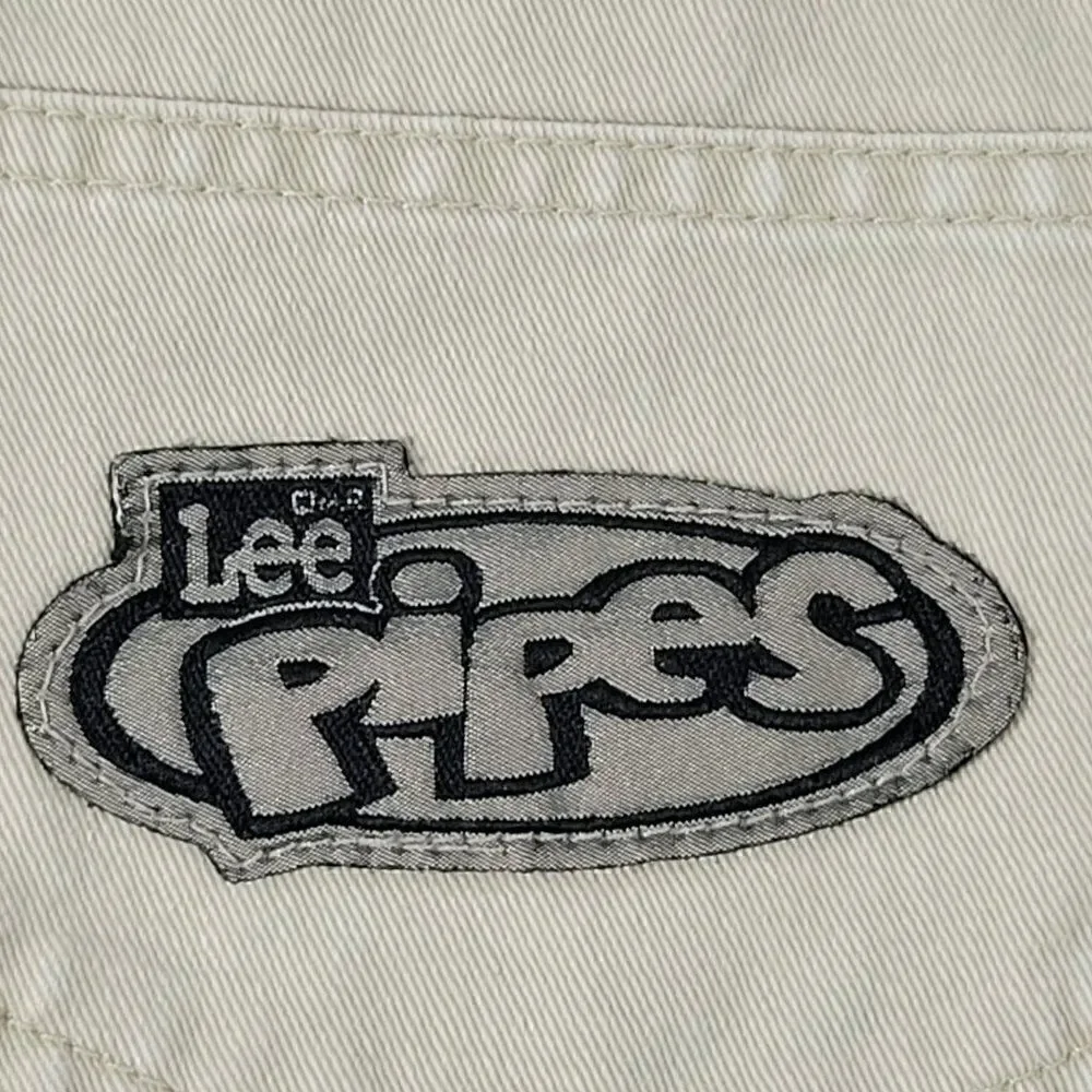 Vintage Y2K Lee Pipes Shorts Boys Youth Size XS 22